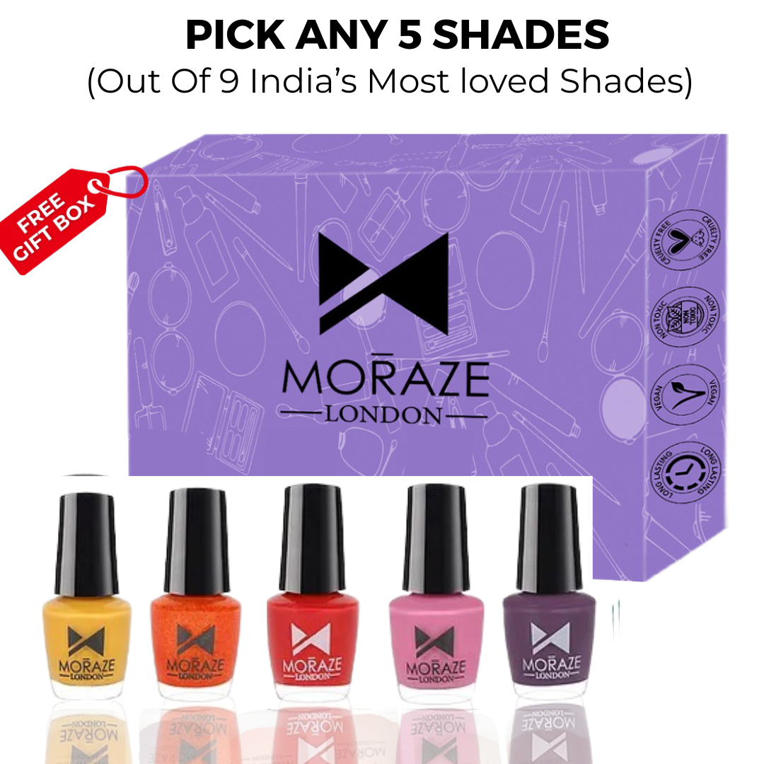 6 Glamorous Nail Polish Kit