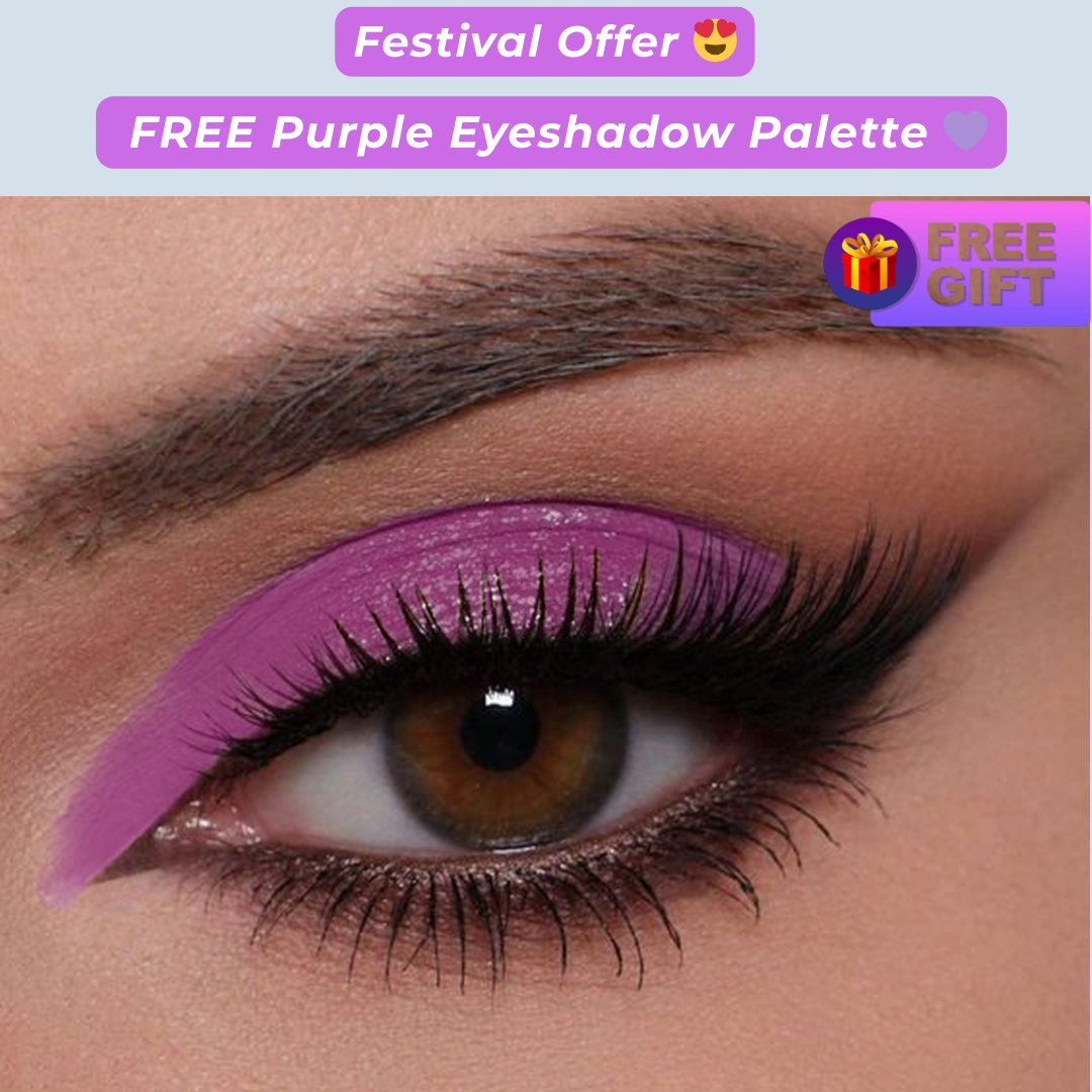 Ultra Soft Set of 6 Premium Makeup Brushes. (FREE Waterproof Eyeliner)