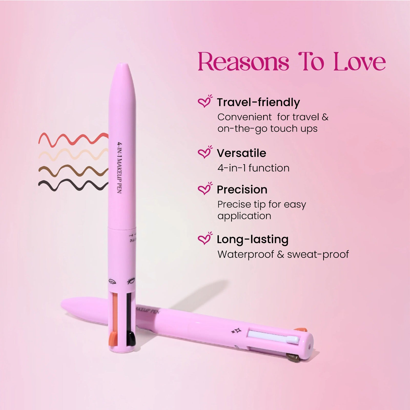 Trending 4 in 1 Makeup Pen