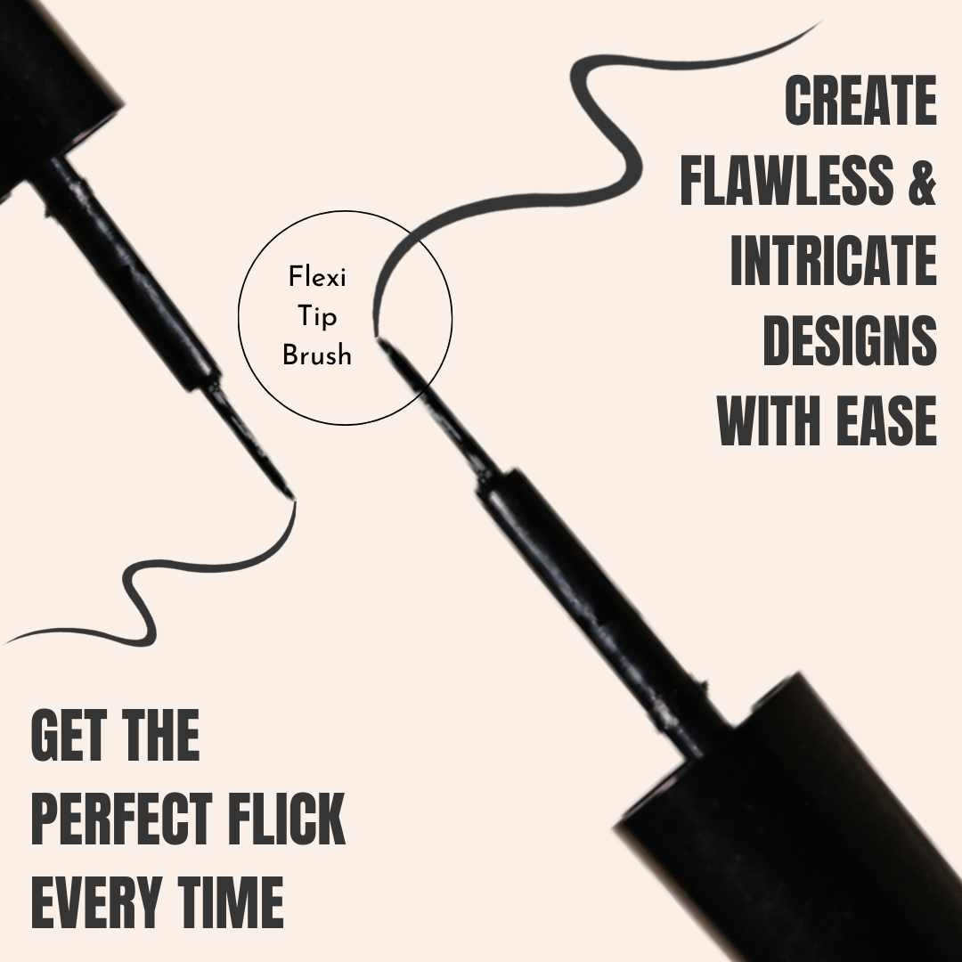 3 Glamorous Glittery Eyeliners Kit (Green, Black, Blue)