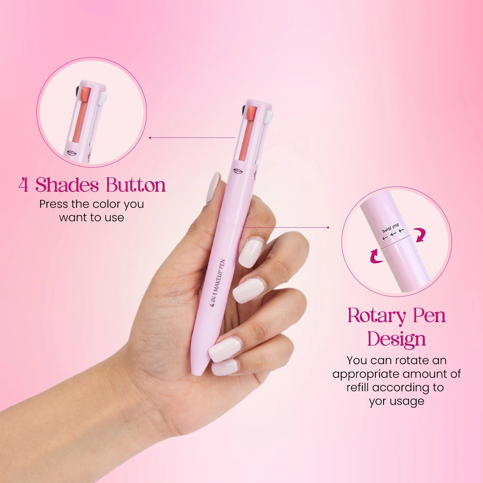 Trending 4 in 1 Makeup Pen