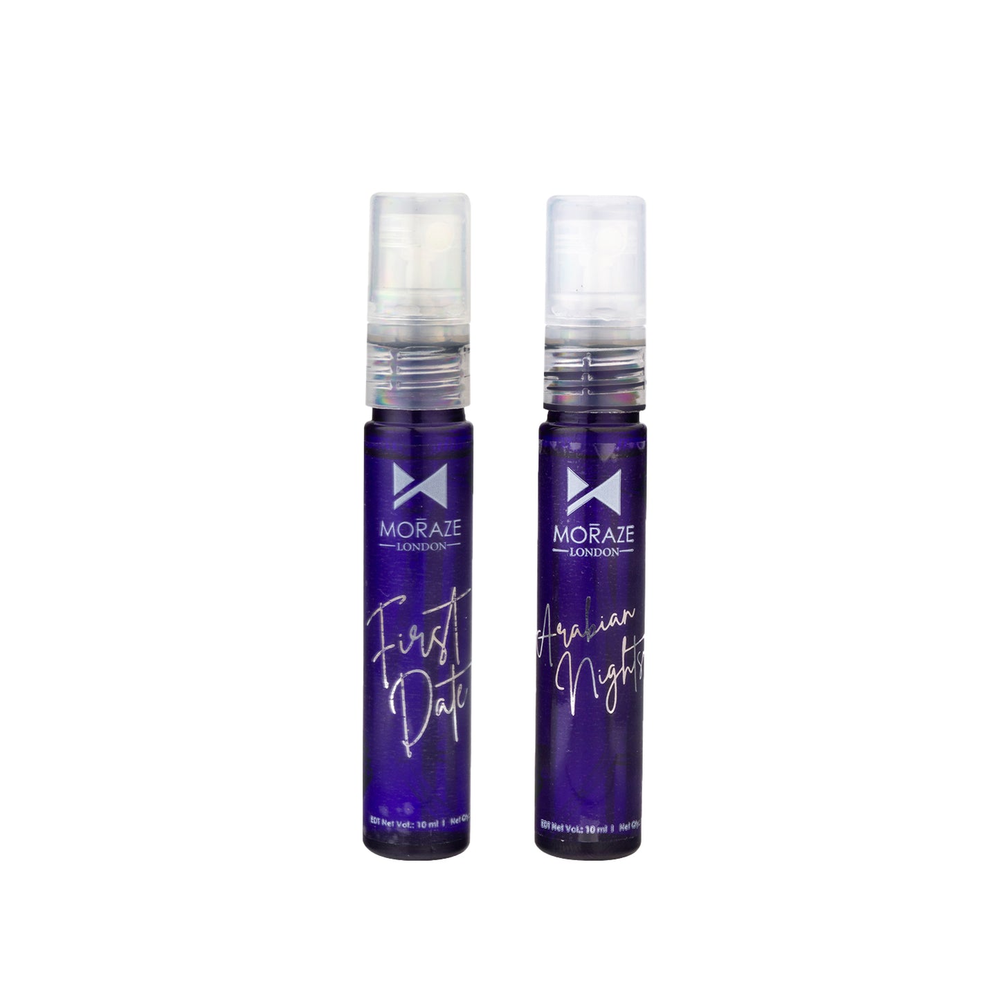 Moraze London Long Lasting & Refreshing Mini Pocket Perfume Pack of 2 - 10 ml Perfume Set For Men & Women