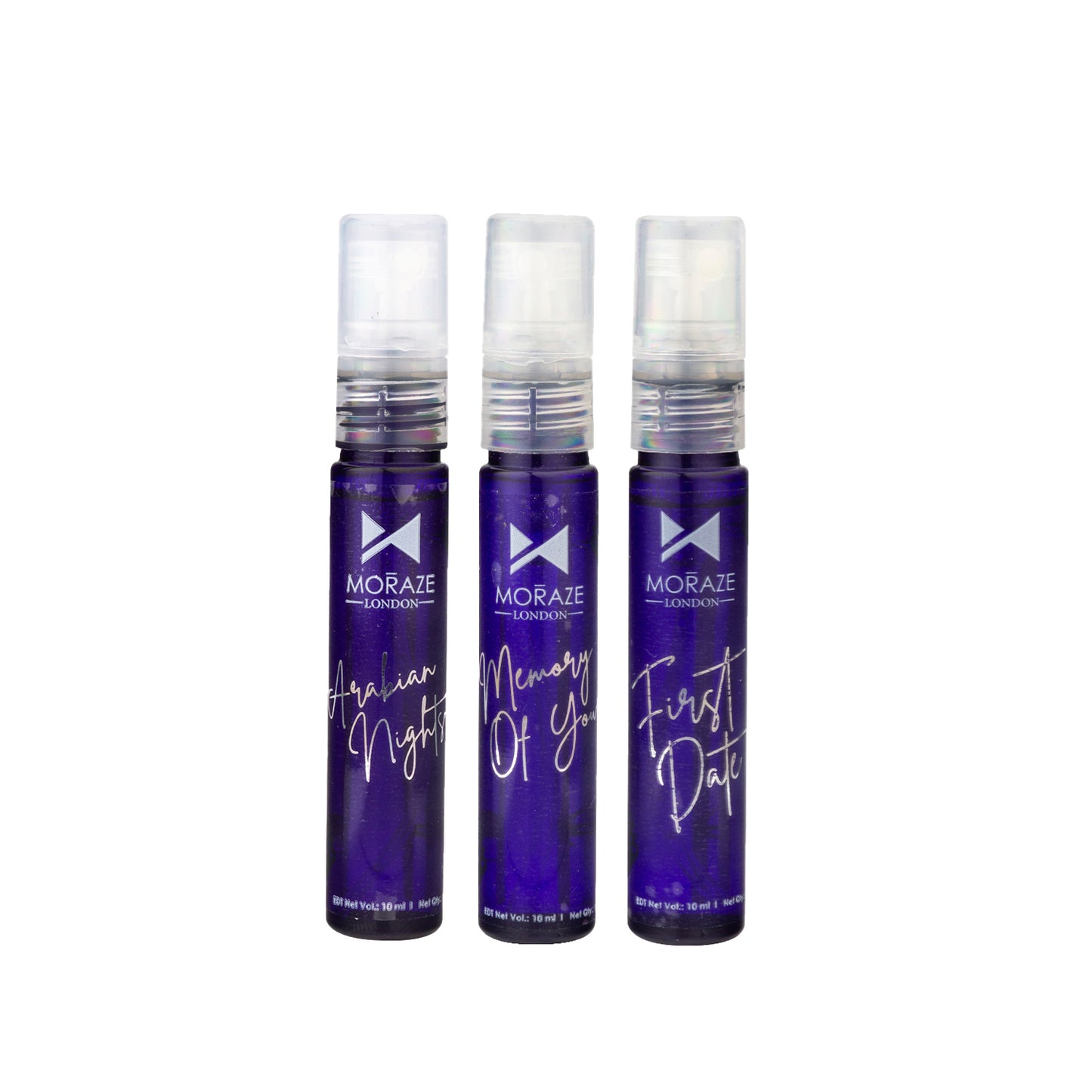 Moraze London Long Lasting Pack of 3 - 10 Ml Perfume Set For Men & Women.