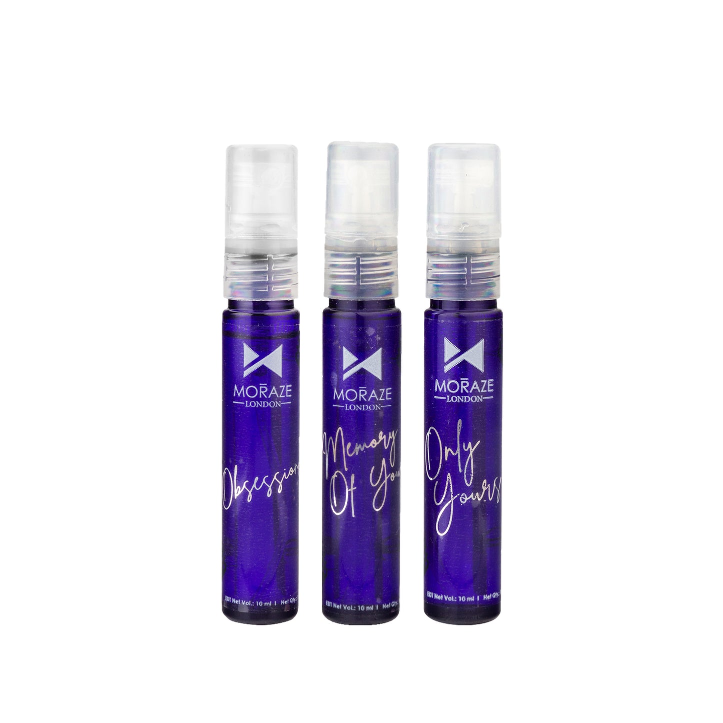 Moraze London Long Lasting Pack of 3 - 10 Ml Perfume Set For Men & Women.