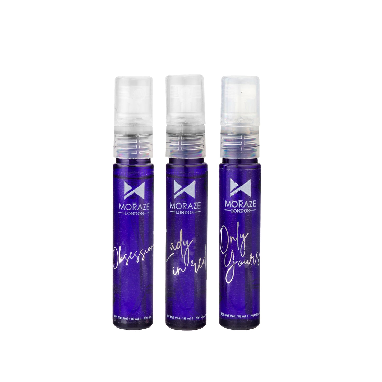 Moraze London Long Lasting Pack of 3 - 10 Ml Perfume Set For Men & Women.