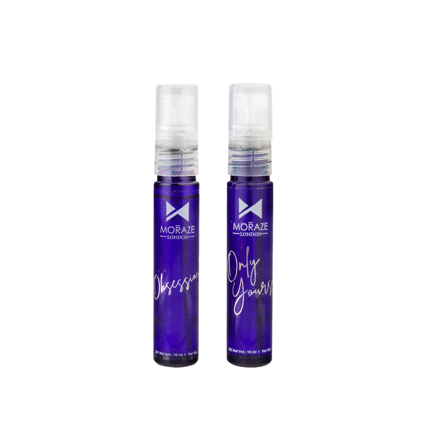 Moraze London Long Lasting & Refreshing Mini Pocket Perfume Pack of 2 - 10 ml Perfume Set For Men & Women