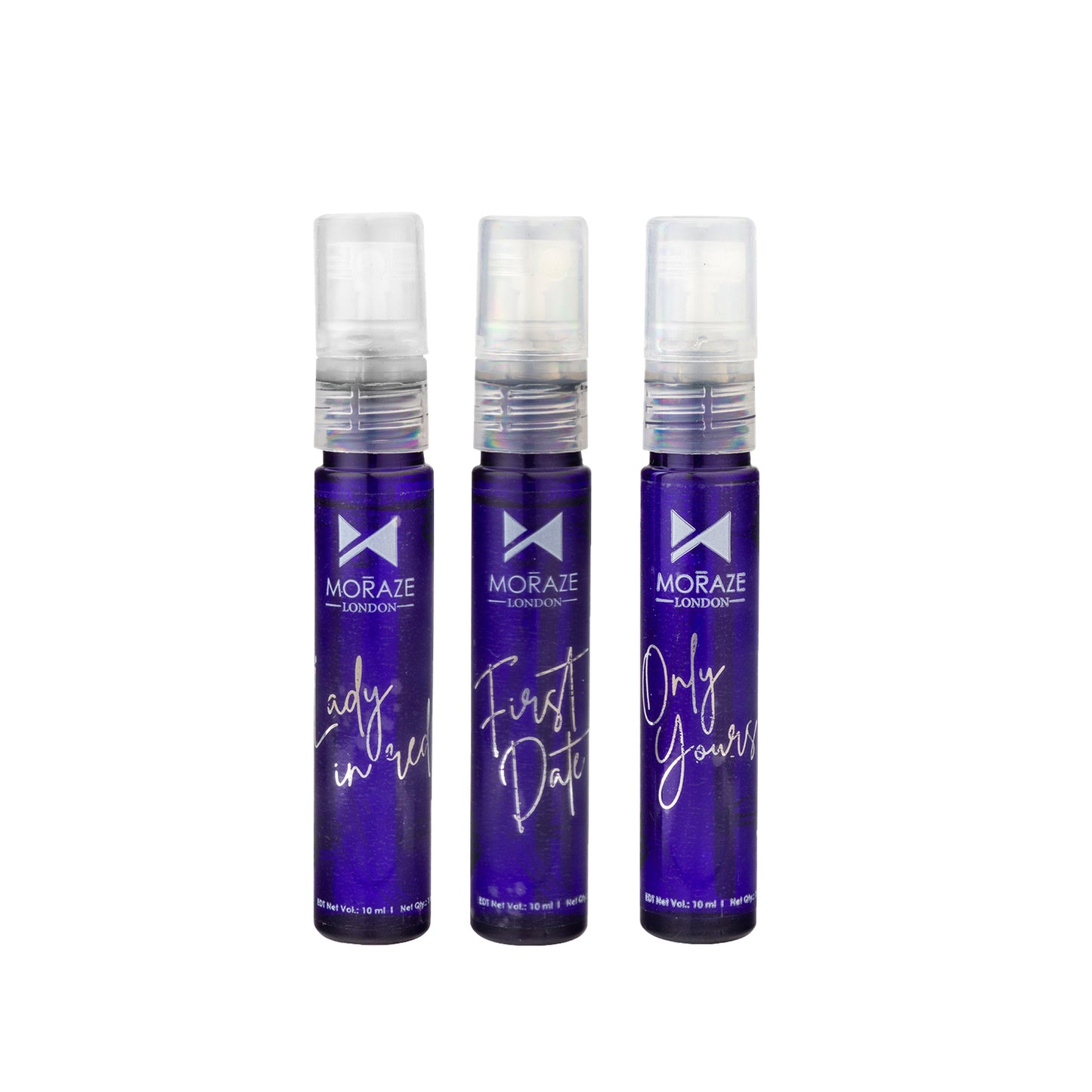 Moraze London Long Lasting Pack of 3 - 10 Ml Perfume Set For Men & Women.