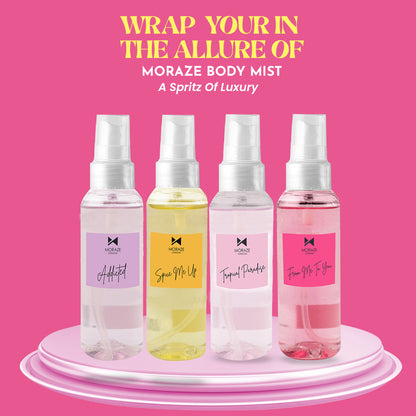 Luxury Body Mist Fragrances- Pack of 4