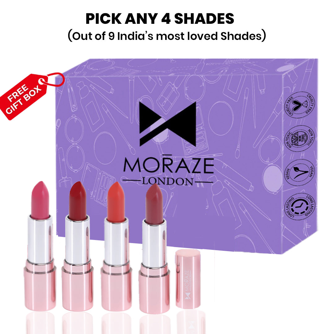 4 Glamorous Lipstick Kit - SPF 25