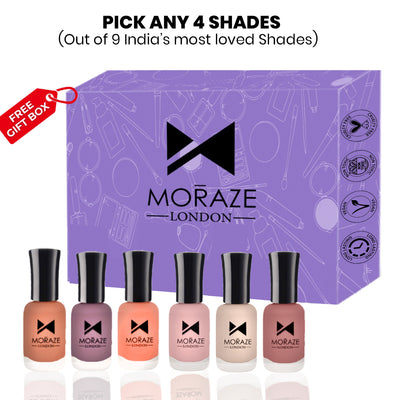 6 TRENDING NUDE NAIL POLISH KIT