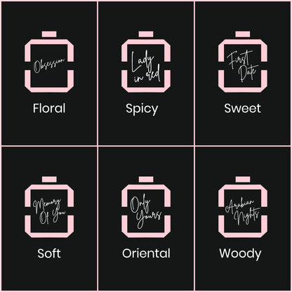 Moraze Pack of 6 Perfume Set