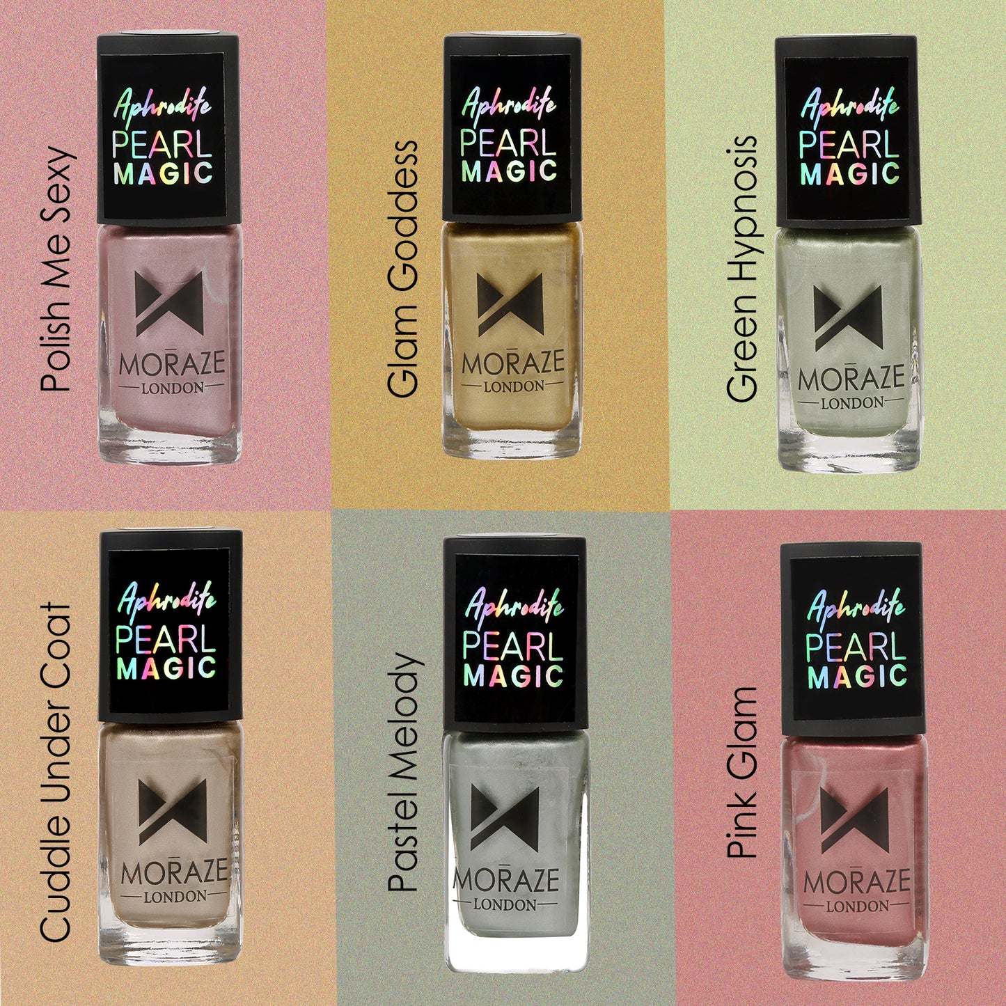 Aphrodite Pearl magic Nail paints - 8.5ml BM