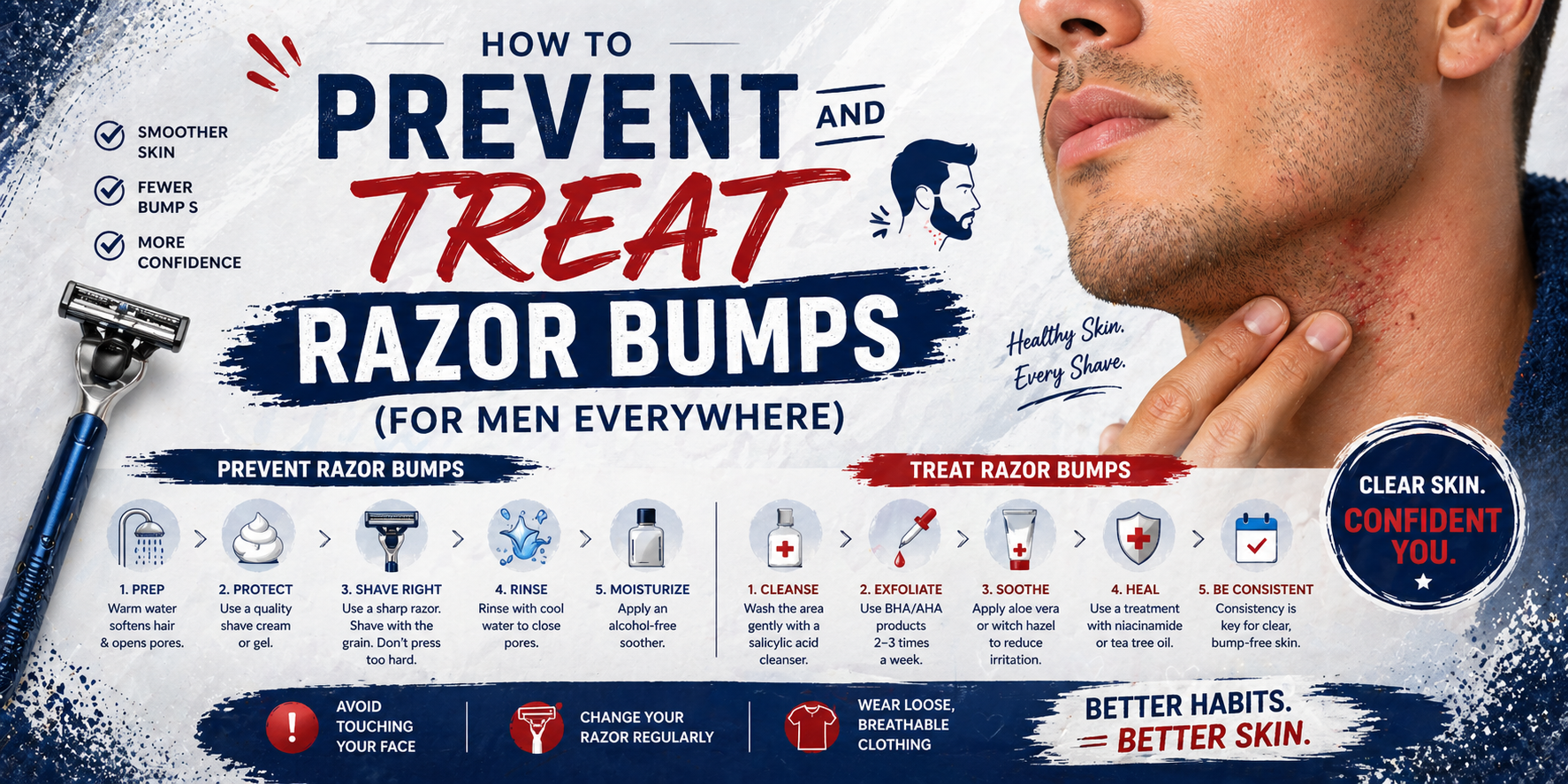 Traat Razor How to Prevent and Treat Razor Bumps – Moraze Cosmetics