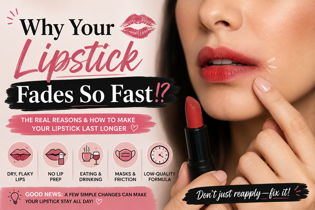 Why Your Lipstick Fades So Fast!?