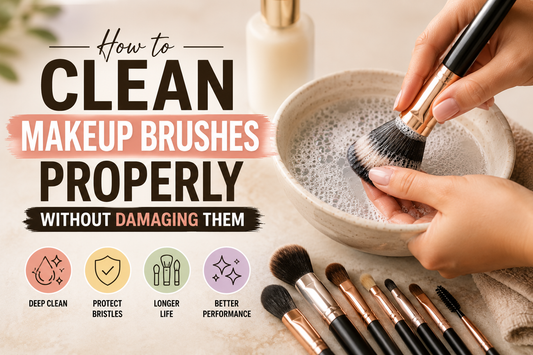 How to Clean Makeup Brushes Properly Without Damaging Them
