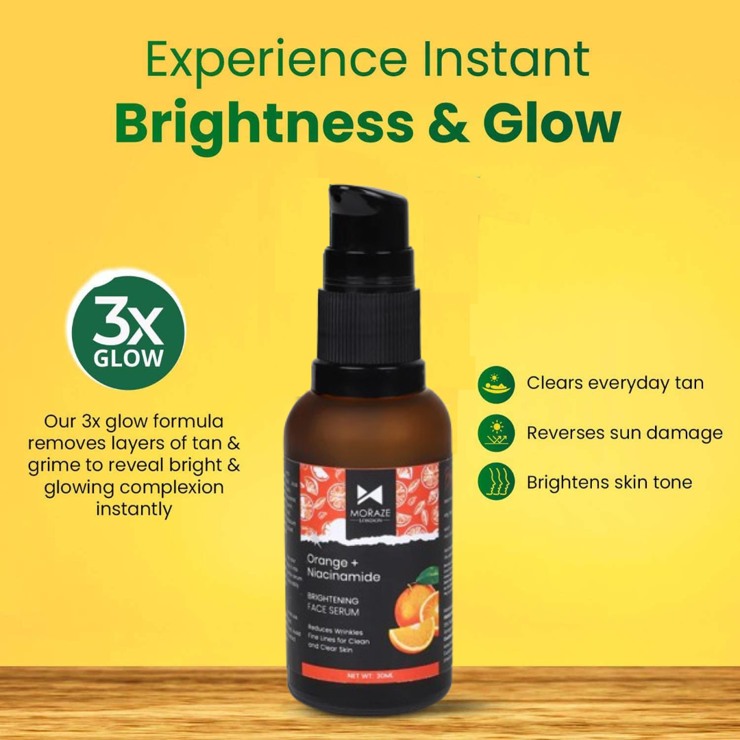 Instant Glow - #1 De-Tan & Brightening Serum + FREE Lip Scrub