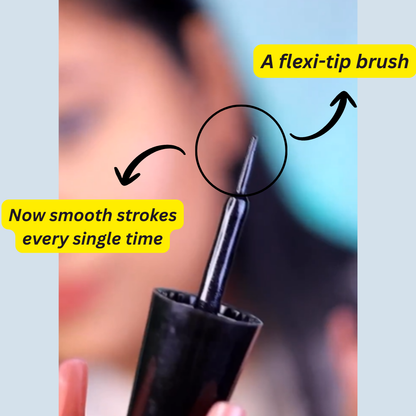 Waterproof Long lasting set of 3 eyeliners with free liquid lipstick