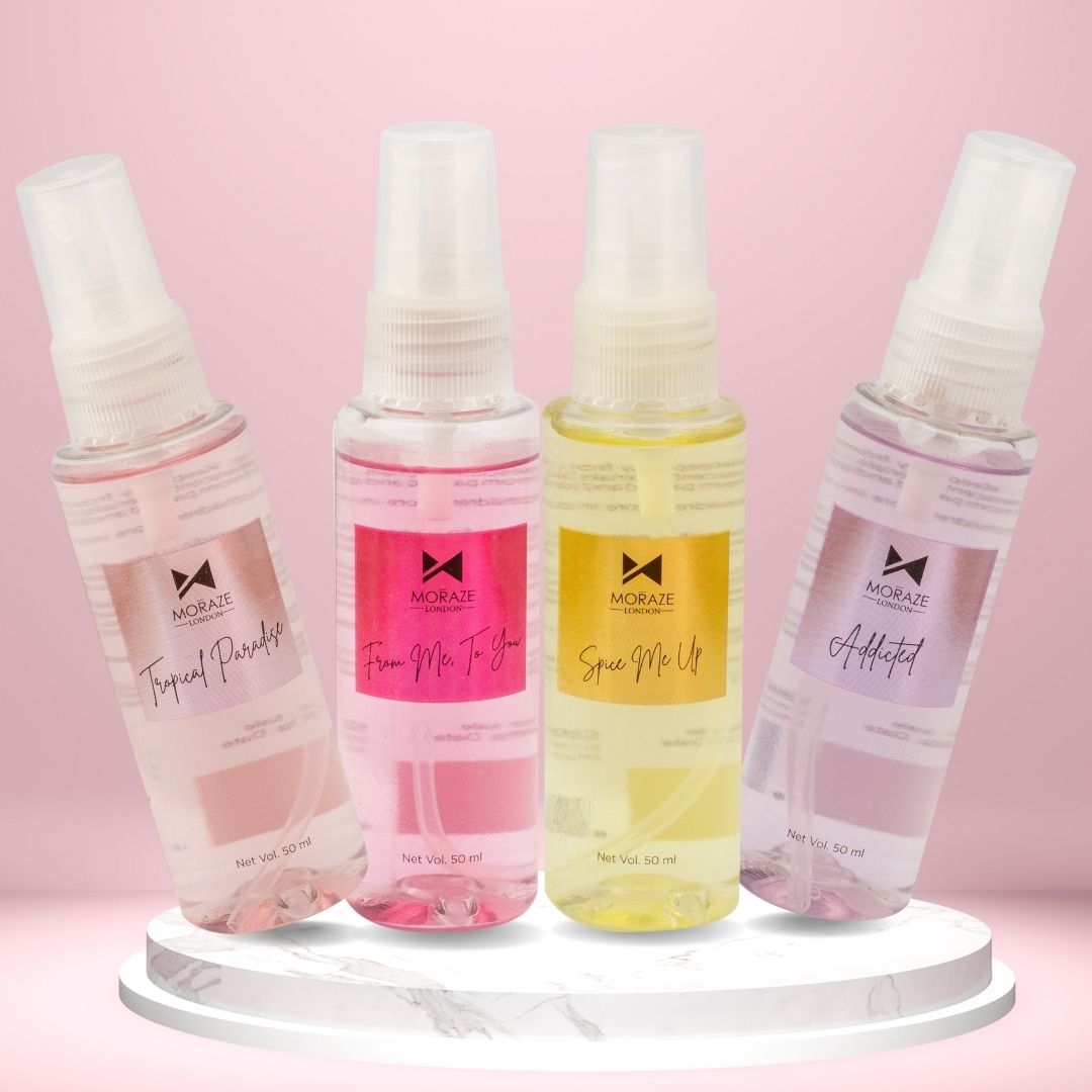 #1 Luxury Body Mist Fragrances - Pack of 4 – Moraze Cosmetics