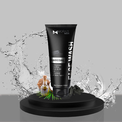 Men Activated Charcoal Face Wash - 100ML