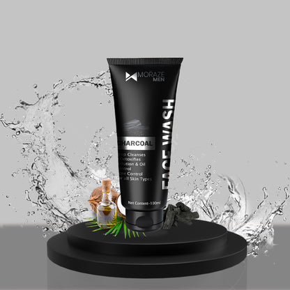 Men Activated Charcoal Face Wash - 100ML