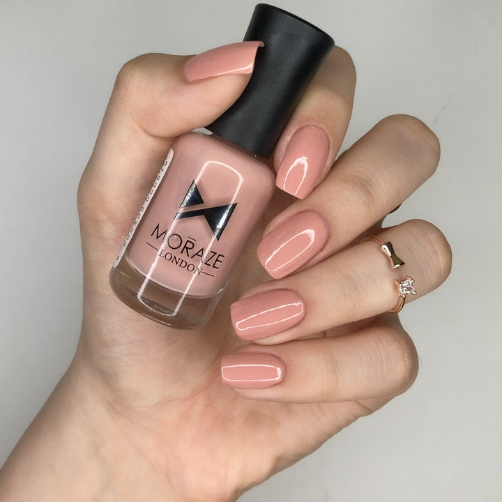 MORAZE Pack of 6 Nude Nail Polish Glossy Finish | Rose Nude | Ivory Nude | Purple Nude | Olive Nude | Tootsie Nude | SS Nude