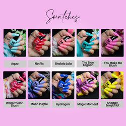 Nail Polish Chip Resistant Combo Pack of 10 - alternate view