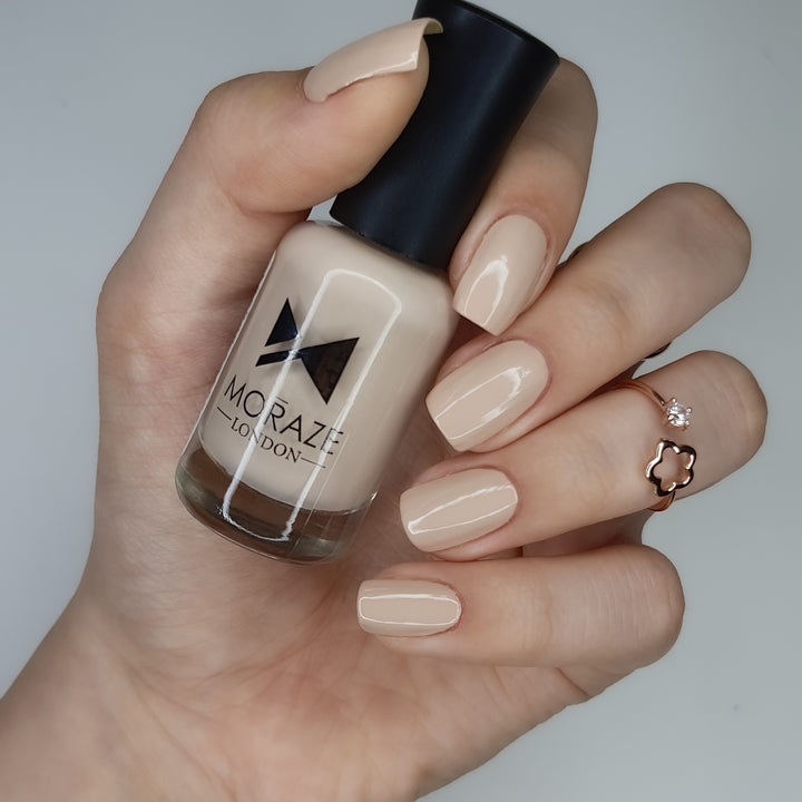 MORAZE Pack of 6 Nude Nail Polish Glossy Finish | Rose Nude | Ivory Nude | Purple Nude | Olive Nude | Tootsie Nude | SS Nude