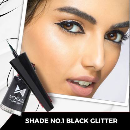 3 Glamorous Glittery Eyeliners Kit  (Green, Black, Blue)