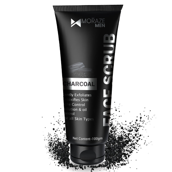 MRZ Men Activated Charcoal Face Scrub - 100ML