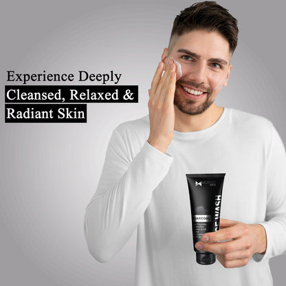 Moraze Combo of Men Face Wash and Face Scrub - 100ML each