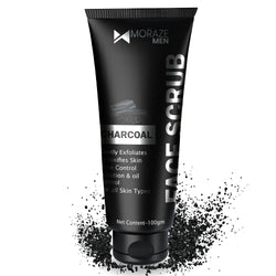 Men Activated Charcoal Face Scrub - 100ML - alternate view