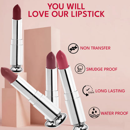 Creamy Matte Lipstick Long - Lasting For Women