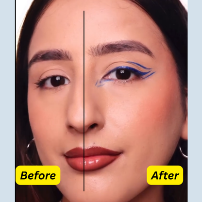 Ultra Soft Set of 6 Premium Makeup Brushes. (FREE Waterproof Eyeliner)