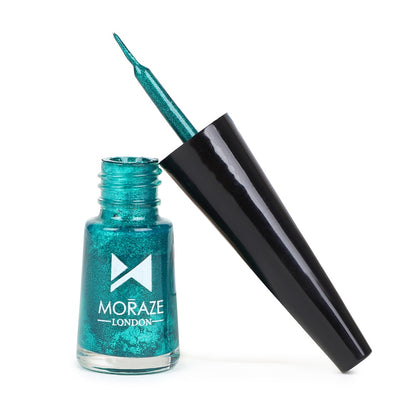 Moraze Glitter Eyeliners For Women, Long Lasting & Water Proof (Black+Blue+Green) (Pack Of 3)