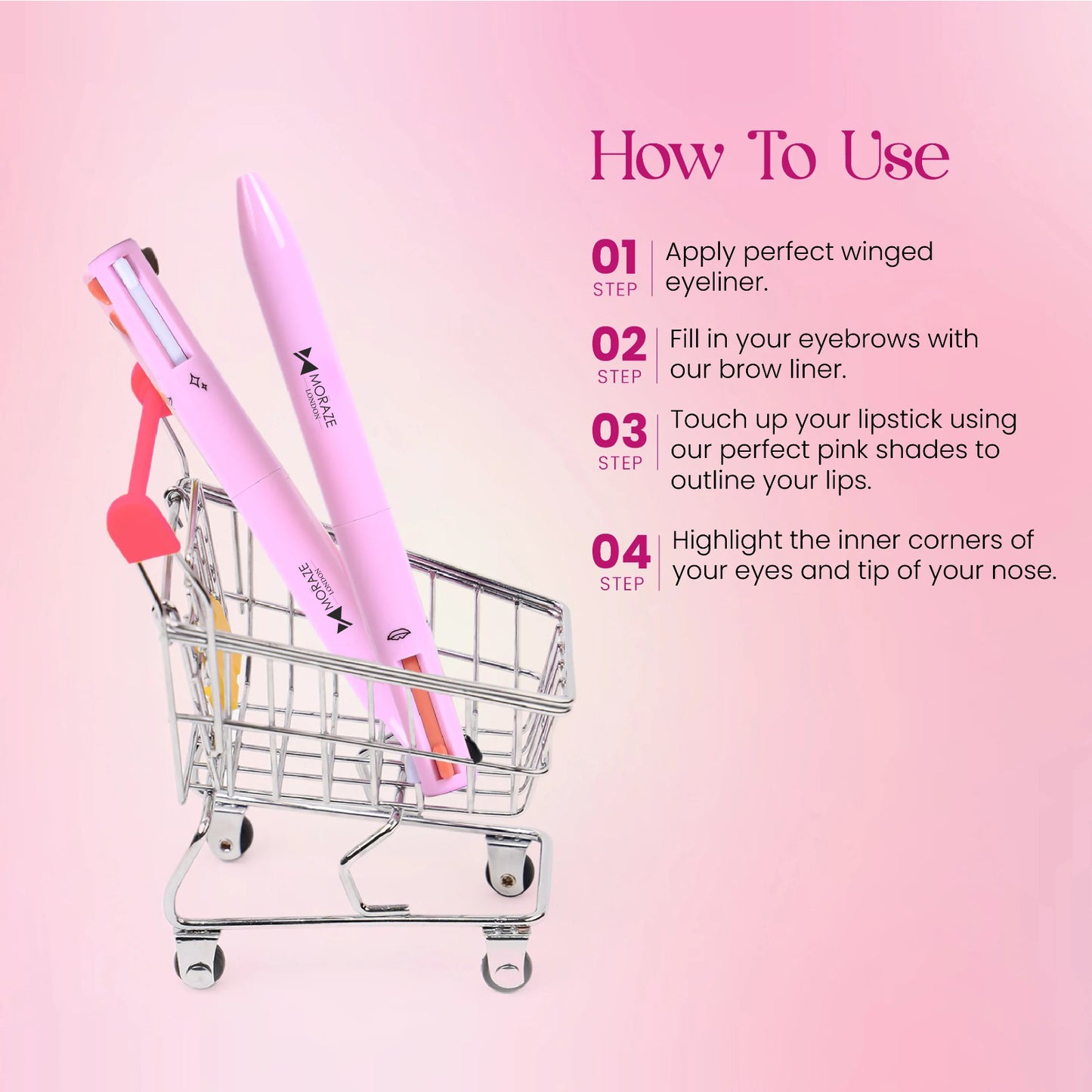 Trending 4 in 1 Makeup Pen + FREE Nail Polish