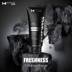 Men Activated Charcoal Face Wash - 100ML - alternate view