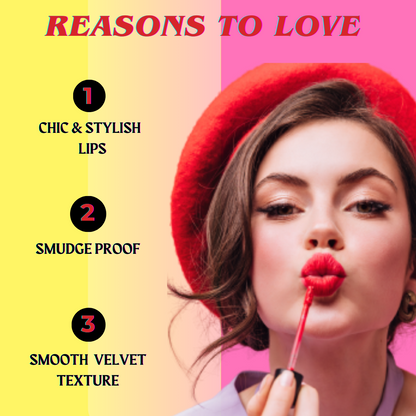 4 Trending Matte Liquid Lipstick Kit