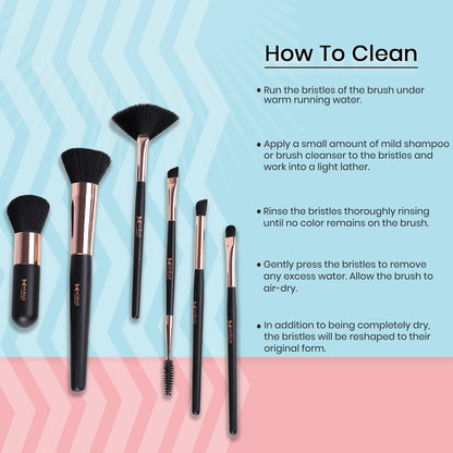 cosmetic brush set, thin brush mascara, soft makeup brush set