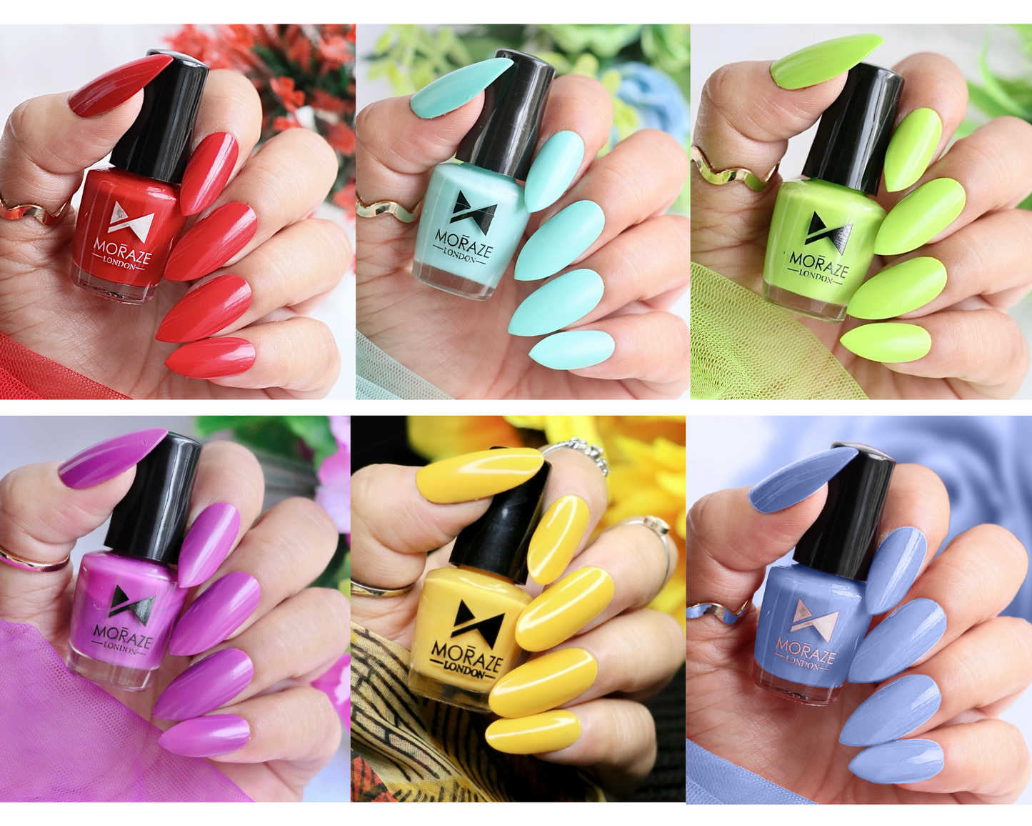 6 Glamorous Nail Polish Kit