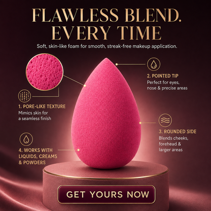 High Coverage Premium Foundation + Compact Powder (Free - Beauty Blender) (Copy)..