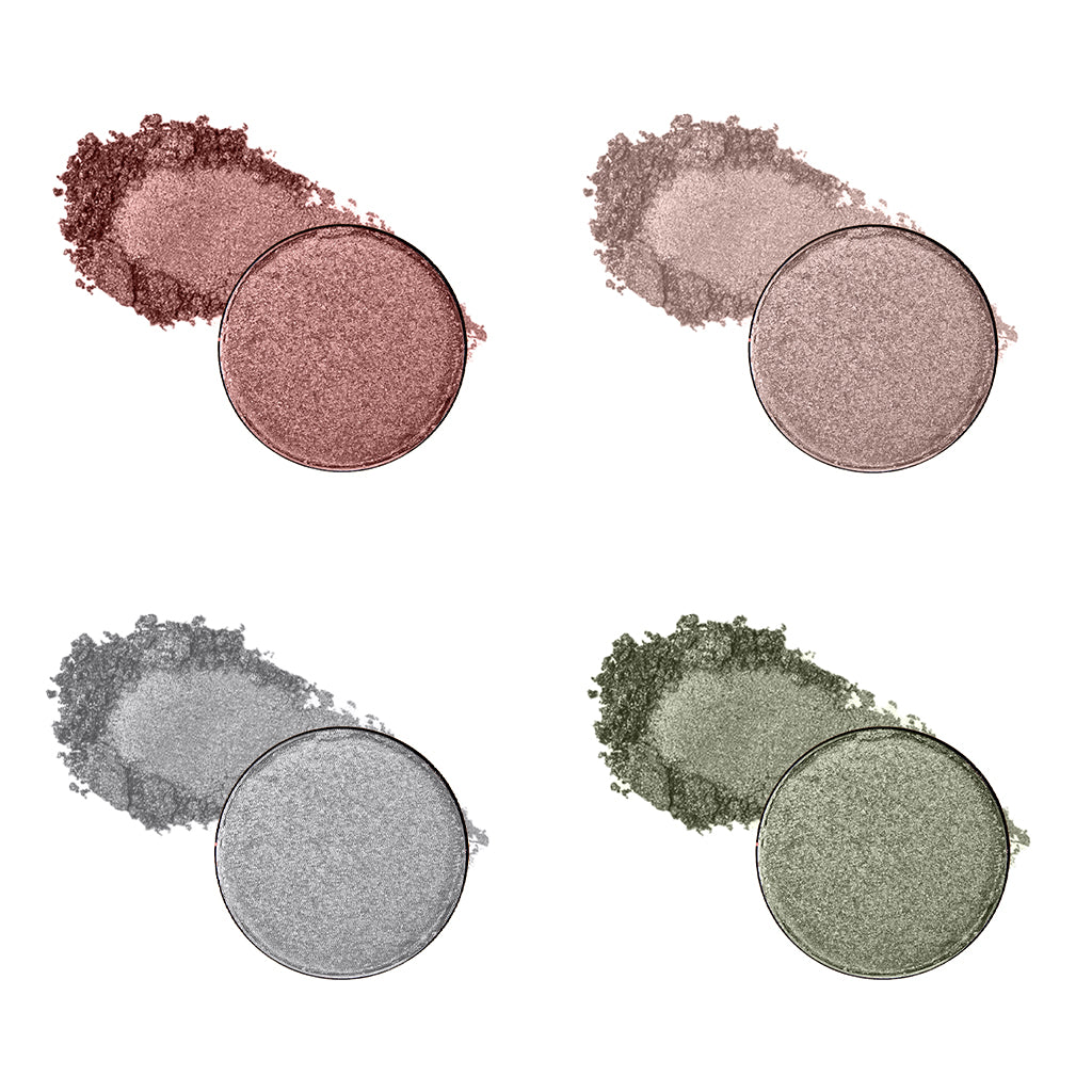 4 Stunning Eyeshadows Combo + Free Eyeliner