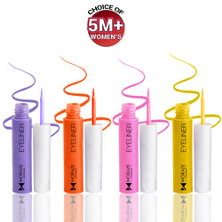 Pop Colored Eyeliner - Pack Of 4 + FREE Black Eyeliner