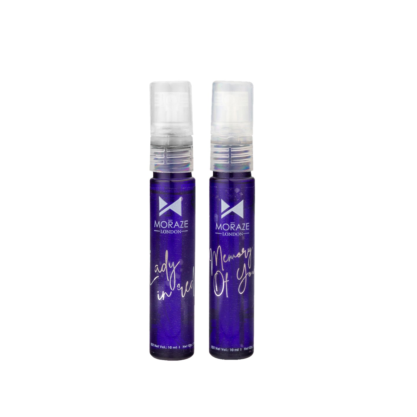 Moraze London Long Lasting & Refreshing Mini Pocket Perfume Pack of 2 - 10 ml Perfume Set For Men & Women