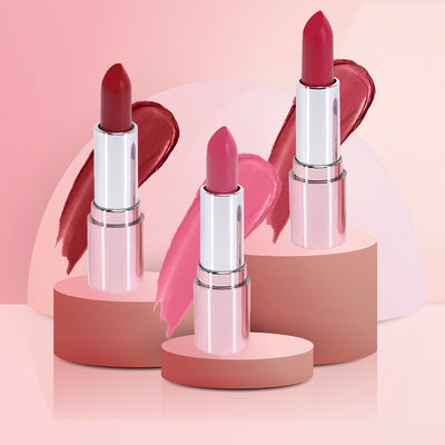 Moraze Matte Lipstick Trio – Bold & Moisturizing