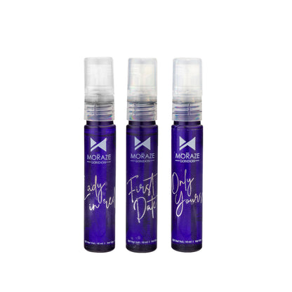 Moraze London Long Lasting Pack of 3 - 10 Ml  Perfume Set  For Men & Women.