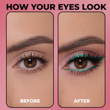 4 Stunning Eyeshadows Combo + Free Eyeliner