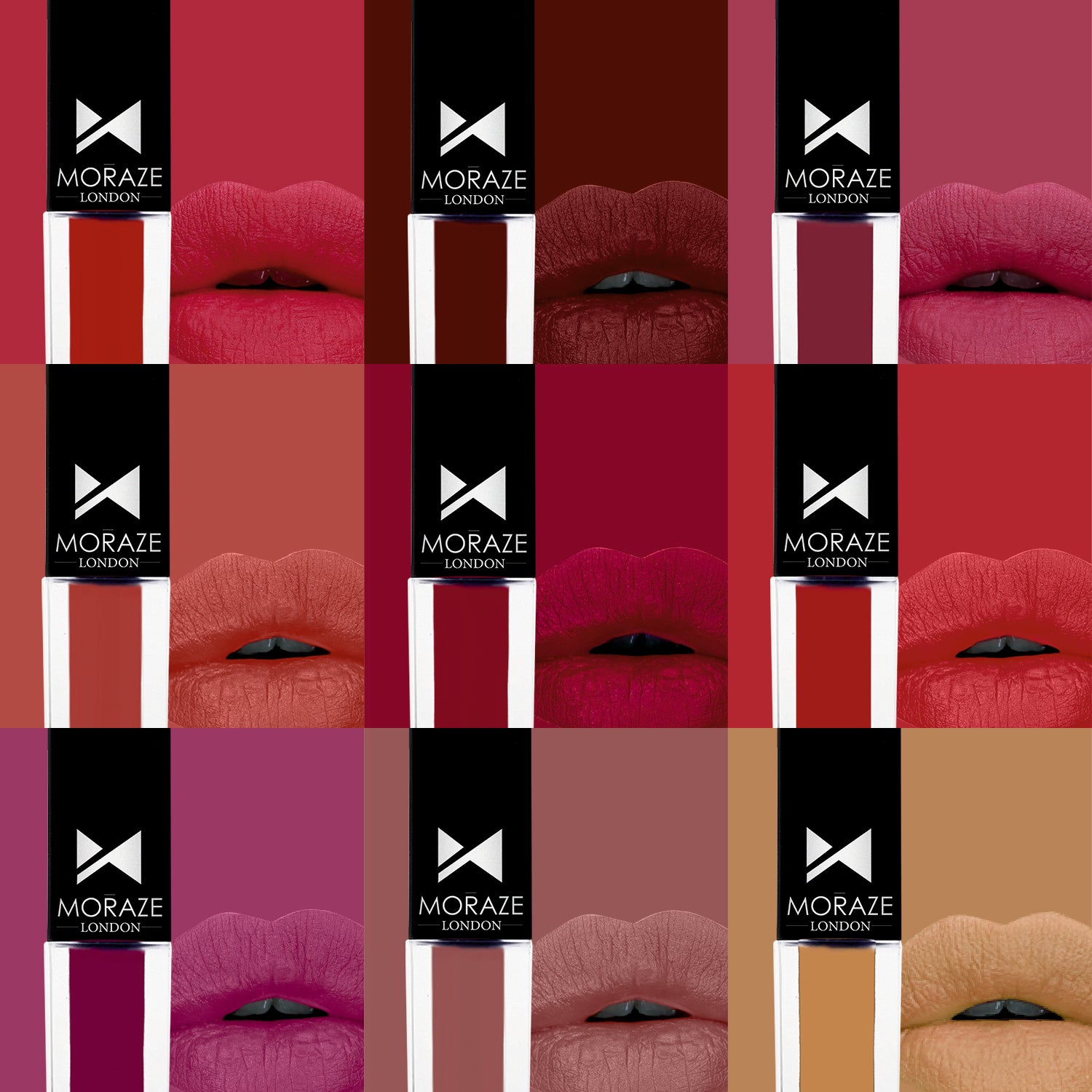 Moraze pack of 9 Trending Kiss Proof lipsticks