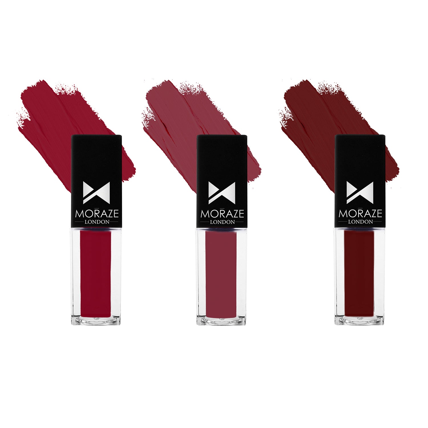 Smudge Me Not Liquid Mini Lipstick Set | Bold Set, Ultra Matte, Transferproof and Waterproof, Lasts Up to 12hrs (Gift Set | Pack of 3)