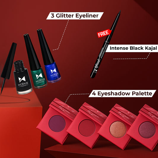 ALL IN ONE EYE MAKEUP KIT - FREE KAJAL