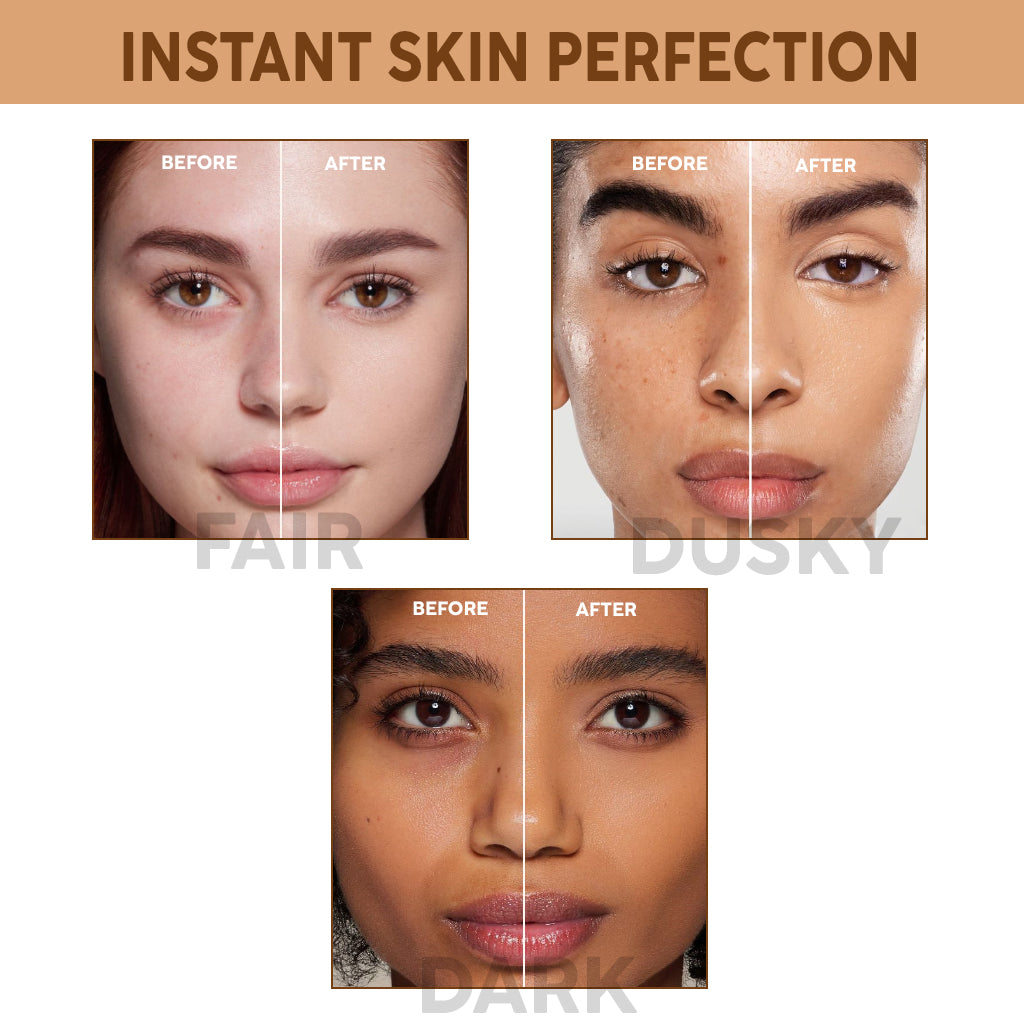 High Coverage Premium Foundation + Compact Powder (Free - Beauty Blender)